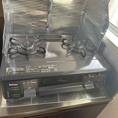 4点セット(冷蔵庫、洗濯機、LPコンロ、電子レンジの画像