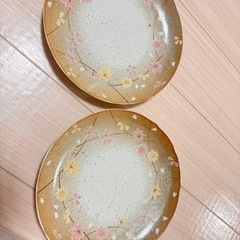 桜模様の和風食器セット（未使用）の画像