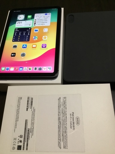 ipadmini6 Wi-Fi+セルラーモデル64G (たく) 北群馬のiPadの中古