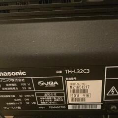 Panasonic　32型　液晶テレビの画像