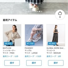 バヤコさんコーデ2点セットの画像