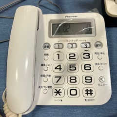 パイオニア電話機　子機一台の画像