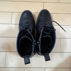 23cm ブーツ 黒の画像