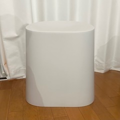 無印良品 ポリプロピレンスタッキングスツール・ライトグレーの画像