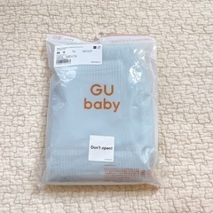 【新品】GU ベビー 裏起毛サマナルパンツ 10分丈の画像