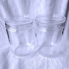 SEISHO 保存容器 セラーメイト ソーダガラスキャニスター チャーミークリアー L2 800ml×2個　の画像