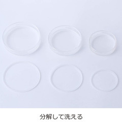 SEISHO 保存容器 セラーメイト ソーダガラスキャニスター チャーミークリアー L2 800ml×2個　の画像