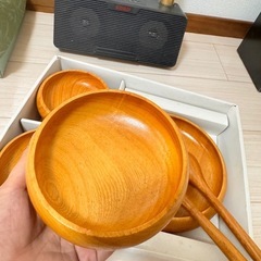 木製食器セットの画像