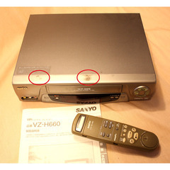 ビデオデッキ　VHSデッキ VZ-H660型　SANYOの画像