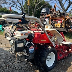 ヤンマー　1条刈り バインダー　3馬力 刈幅約300mm 刈取 稲刈り 掛け干し 結束 田んぼ 稲作 ガソリン 宮崎 程度良好　簡易動作チェック動画ありの画像