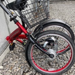 折りたたみ自転車の画像