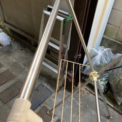 【無料】 折りたたみ式 室内干し ラック ステンレス 洗濯用品 の画像