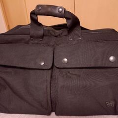 Porterのキャンバス地ボストンバッグの画像