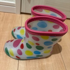 水玉レインシューズの画像