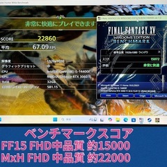 新品保証付き　i5 14400F RTX3060ti 周辺機器コミコミ ゲーミングPCの画像