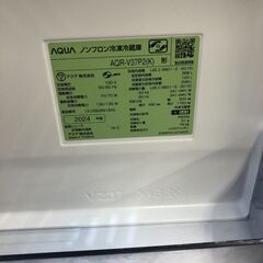 清掃、動作確認済！加えて動作保証まで！！　4ドア冷蔵庫 AQUA 2024年製　368Lの画像