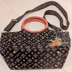 クリスチャンオリビエ刺繍　トート&ショルダーバッグの画像