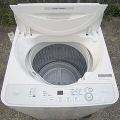 SHARP / シャープ  洗濯機 6.0Kg  ES-GE6GJ-W  2023年製の画像