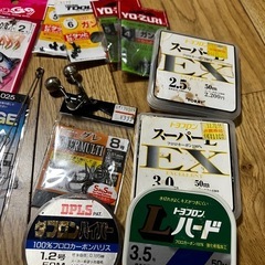 釣り道具・セット・未使用品・サビキ・リール・ガン玉・ハリスの画像