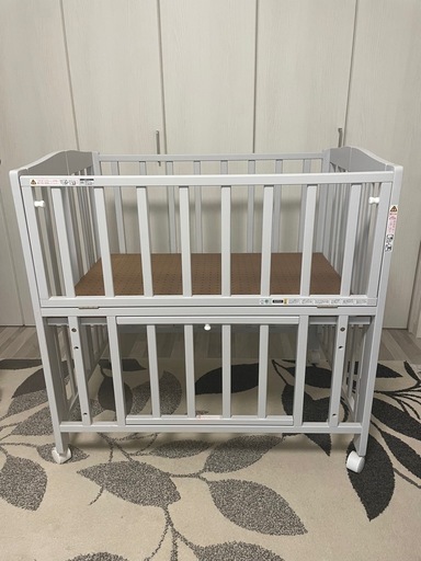 カトージ ミニベビーベット 注文 グレー カトージ ベビーベッド ミニ