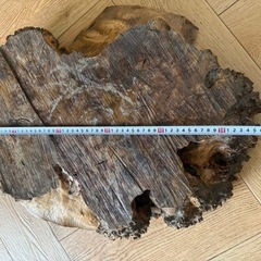 【決まりました】天然木 台座 オブジェ 花台 切り株の画像