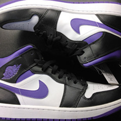 【未使用品】ナイキ NIKE AIR JORDAN 1 MID エア ジョーダン1 ミッド 554724-095 【27.5cm】の画像
