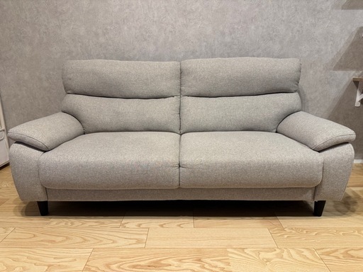 お値下げ中【ニトリ】3人掛け布張りソファ