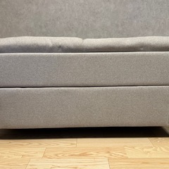 お値下げ中【ニトリ】3人掛け布張りソファの画像
