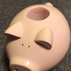 ピンクのぶたさんのフルーツピックセットの画像