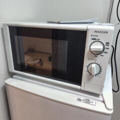 2ドア冷蔵庫＆電子レンジの画像