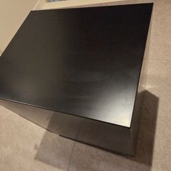 オフィスコム　デスクワゴン　黒　40cm×50cm×56cm　サイドワゴンの画像