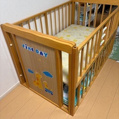 【値下げしました！】ベビーベッドの画像