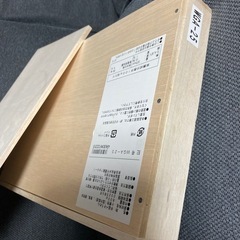 そうめんの木箱の画像