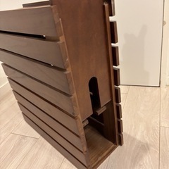 ルーター収納　　木の画像