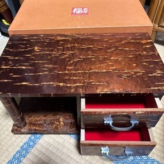 桜細工引き出し付きの画像