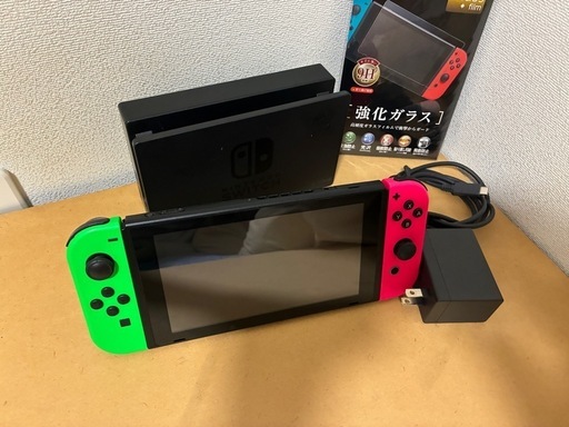 Nintendo Switch 保護フィルム、新品ジョイコン付