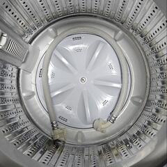 美品✨ヤマダオリジナルの全自動洗濯機「RORO YWMT-55LW」の画像