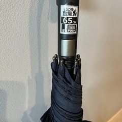 新品 ジャンプ傘　65cm  黒の画像