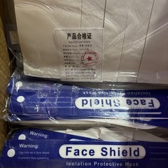 フェイスシールド　100枚　新品未使用の画像