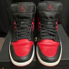 NIKE エアジョーダン1 MID　ブレッド　26.5cmの画像