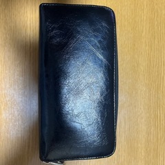 長財布　〈カメレオン柄〉 黒地の画像