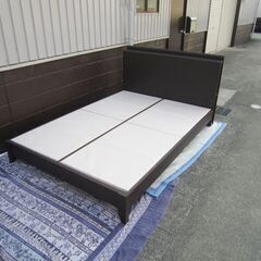 ◆在庫処分特価 ◆当日お持ち帰り限定 ◆店頭販売優先（お取り置き不可）  ダブルベッド（ベッドフレーム＋マットレス）セットの画像