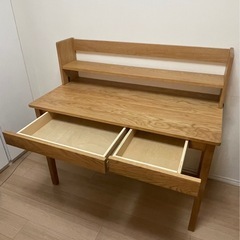 無印良品 木製デスク・上置きの画像