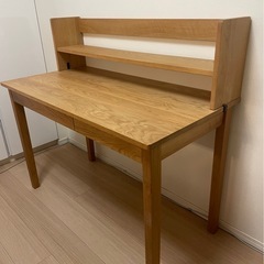 無印良品 木製デスク・上置きの画像
