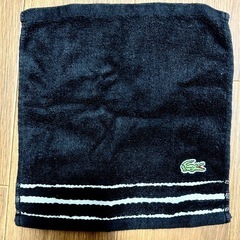 LACOSTE ラコステ　TOWEL ミニマルボーダーハンカチタオルの画像