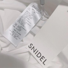 snidel スナイデル リボン付きボリュームギャザースカート　ロングスカートの画像