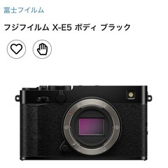 フジフイルム X-E5 ボディのみブラック　新品未使用の画像