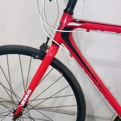 美品　CANOVER カノーバー　クロスバイク　VENUS 自転車　ロードバイク　カーボン　スポーツバイク　チャリの画像