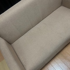 2人掛けソファーお譲りします8/30のみの画像