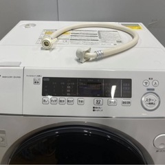 超最安値💎2023年製SHARPドラム式洗濯機　プラズマクラスターES-H10G 配達無料！の画像